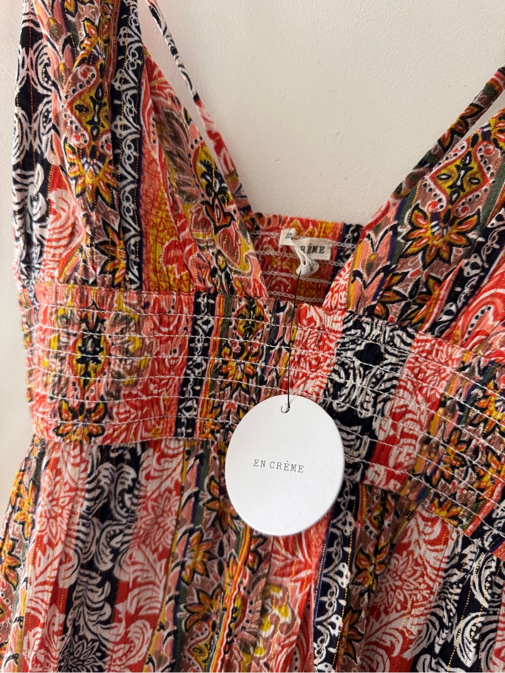 NEW!!‎ En Creme Gorgeous Boho Pattern Maxi Dress - Picture 7 of 11